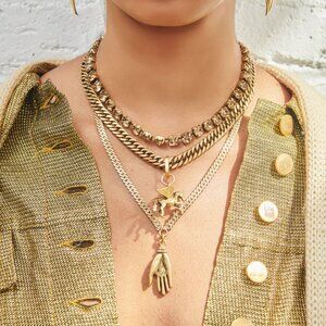 Dylan Lex Gilded Phoenix Necklace